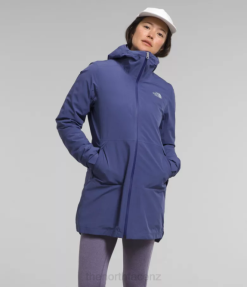 Cave Blue BP48374 Clothing The North Face ThermoBall Eco Triclimate Parka Women