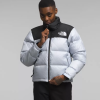 Dusty Periwinkle/TNF Black BP48725 Clothing The North Face 1996 Retro Nuptse Jacket Women