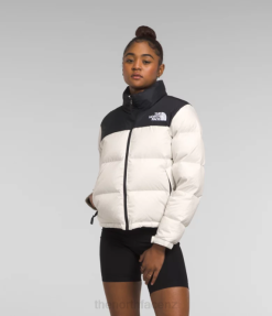Gardenia White BP48724 Clothing The North Face 1996 Retro Nuptse Jacket Women