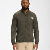 New Taupe Green Heather BP48954 Clothing The North Face Canyonlands Full-Zip Men