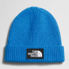 Optic Blue BP4877 Accessory The North Face TNF Box Logo Cuffed Beanie Kids