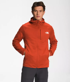 Rusted Bronze Heather BP48925 Clothing The North Face Canyonlands Hoodie Men