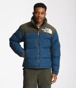 Shady Blue/New Taupe Green BP48826 Clothing The North Face 92 Low-Fi Hi-Tek Nuptse Men