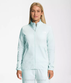 Skylight Blue White Heather BP48379 Clothing The North Face Canyonlands Full-Zip Women