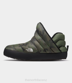 Thyme Brushwood Camo Print/TNF Black BP48789 Footwear The North Face ThermoBall Traction Booties Men