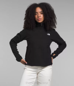 TNF Black BP48158 Clothing The North Face Alpine Polartec 100 -Zip Cowl Women