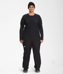 TNF Black BP48571 Clothing The North Face Plus Freedom Insulated Bibs Women