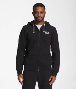 TNF Black BP48703 Clothing The North Face Heritage Patch Full-Zip Hoodie Men