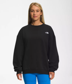 TNF Black BP48808 Clothing The North Face Felted Fleece Crew Women